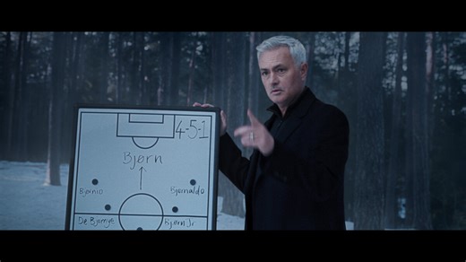 José Mourinho's world-renowned tactical skills lead a viking team to victory (or do they?...) - In Snicker's latest TV commercial - News