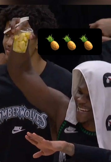 Ant is having fun tonight 😂 #NBA #minnesota #timberwolves #anthonyedwards