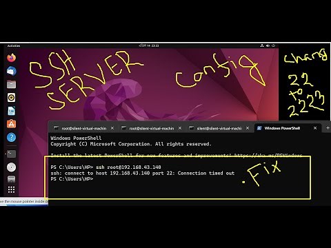 How to Install and Configure SSH Server on Ubuntu 22 04|| change default port|| Root user permission