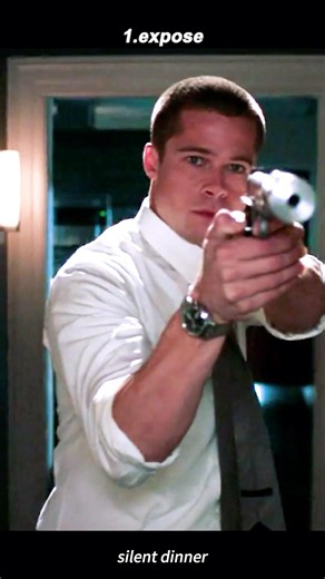 🍷💥 Mr. & Mrs. Smith 2005 The Dinner Table That Became a Battlefield