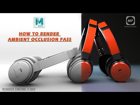 #How To Render Ambient Occlusion In Maya & V-Ray Renderer - Tutorial
