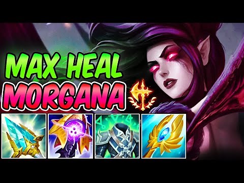 MAX HEAL MORGANA WITH CONQUEROR - BATTLE MAGE SUSTAIN | New Build & Runes S14 | League of Legends