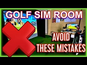 GOLF SIMULATOR BUILD MISTAKES AND IMPROVED SET UP SKYTRAK