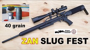 Air Force CONDOR Review   Shooting 40gr ZAN Airgun SLUGS @ 900FPS