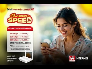 DishHome Internet "Summer Speed" II Get Three Months Extra Bonus & FREE 5GHz Router