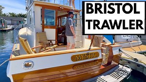 Could You Call This 1989 36' Bristol Trawler Home?