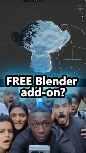 FREE Blender add-on ice effects! 🧊 Link In Comments
