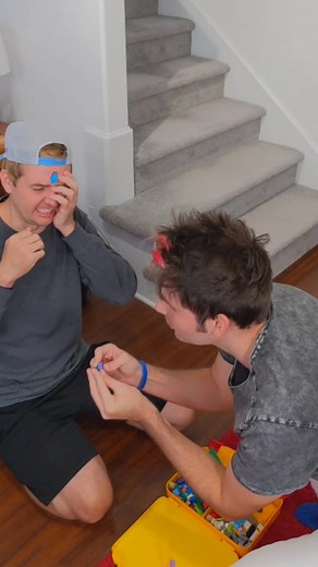 We hid a red egg somewhere in this video for you to find! Can you find it 😂😂😂 #comedy #fyp #foryou