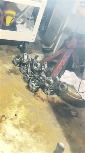 Disassembling small block Chevy #dmv #foryou #enginepart #automotive #builtnotbought #chevy #sbc