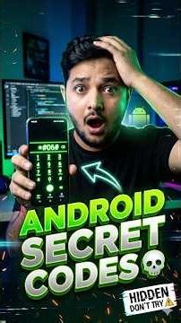 Android Secret Codes 💀🔥 (Dial Pad Tricks)
