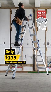 Buy any multi ladder & upgrade for FREE with a work platform worth $59! Don't miss out, ends 12 May or while promo stocks last. | Trade Tested