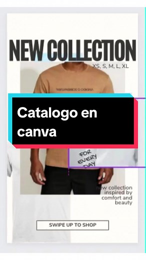 Cómo crear un catálogo de ropa en Canva