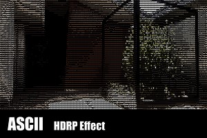 ASCII Post Processing - HDRP | Fullscreen & Camera Effects | Unity Asset Store