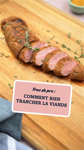 99K views · 47 reactions | Tranches-tu ta viande comme il le faut? 樂 Voici un truc simple à retenir pour devenir le ou la pro du service. ✨ | Le porc du Québec | Facebook