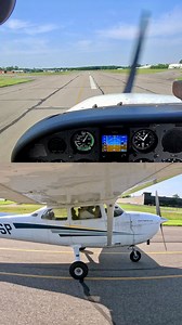 Practice aborted takeoff with max stopping power in a Cessna 172! There are a variety of situations where you may need to reject your takeoff. Engine issues, control issues, runway incursions, wildlife on the runway, the list goes on! ✈️ #cessna172 #cessna #skyhawk #studentpilot #learntofly #avgeek #avgeeks #sportys | Sporty's Pilot Shop