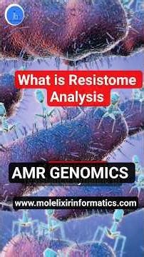 What is Resistome Analysis? | AMR Genomics Explained in 45 Seconds #amr #bioinformatics #genomics
