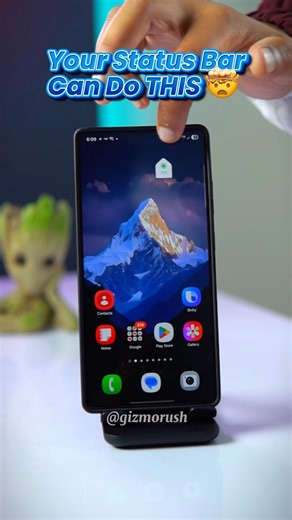 Android Status Bar Customization Trick