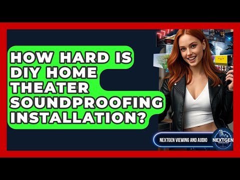 How Hard Is DIY Home Theater Soundproofing Installation? - NextGen Viewing and Audio