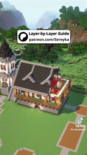 fantasy castle Minecraft tutorial #build #minecraft #tutorial #usa ‪@Sereyka12‬ #song #audio #fyp