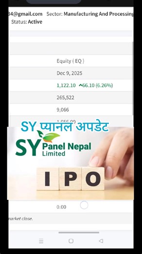 SY Panel Update: Latest Selling Information
