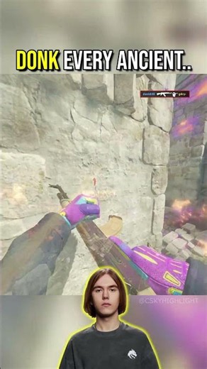 donk Does This EVERY TIME He Plays Ancient! #donk #cs2 #faceit #cs2highlights