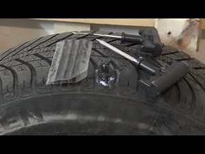 Reparație temporară pană de cauciuc