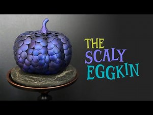 Creating a Dragon Scale Pumpkin Using Push Pins