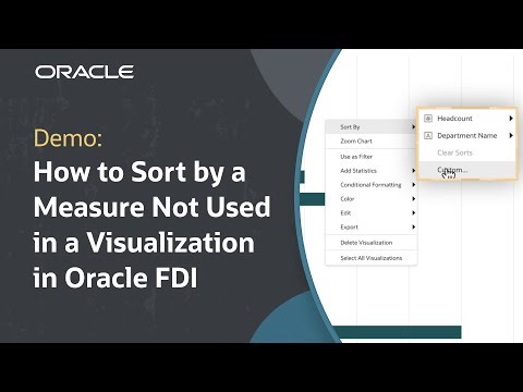 How to Sort by a Measure Not Used in a Visualization in Oracle FDI
