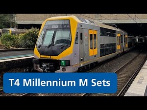 Millennium M Set Trains on the T4 Illawarra Line