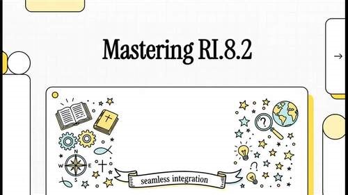 How to Teach RI.8.2: Determining Central Idea/Summary | Christian ELA 8th Grade