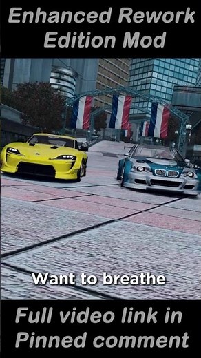 NFS Most Wanted 2005 Looks INSANE with This Mod! | Next-Gen Graphics + New Cops 😱 #shorts #nfsmw