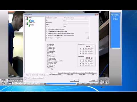 Geovision | Adding and removing users on