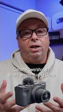 Canon V1: Worth it or Wasted?