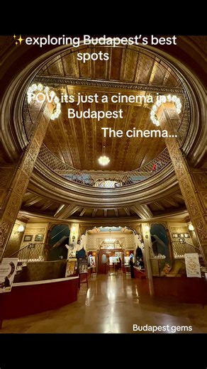 ✨ Exploring Budapest’s best spots - it’s just a cinema in Budapest… The Urania National Film Theatre in Budapest isn't just any cinema - it's a registered national monument with a Venetian Gothic façade as well as an opulent interior, with Moorish architecture. Built in the 1890s, the architect was originally commissioned to create a music and dance hall, but it became a cinema in 1899. The building is beautiful and offers films from all over the world, many in their original language with Hunga