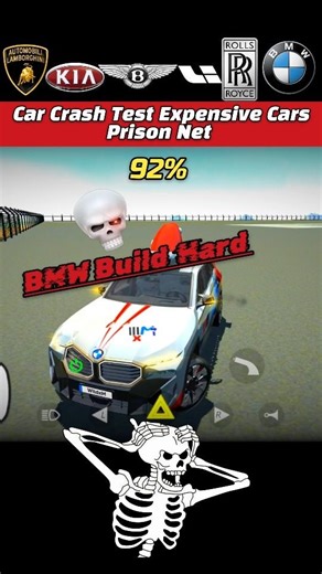 200Km/h😵Crash Test💀Car Simulator2 #mixtape #bmw #shorts #carsimulator #trollface #ferrari #memes#car