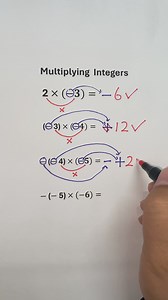 17K views · 30 reactions | Multiplying Integers | Multiplying negative numbers #integers #negative #integer | Math Tricks | Facebook