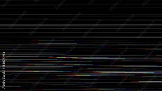 VHS no signal overlay with TV static error, split RGB distortion, and glitch effect for retro video editing