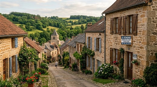 Le joli petit village méconnu dans la Creuse où Nathalie Baye vivait sa retraite et où les maisons coûtent une misère