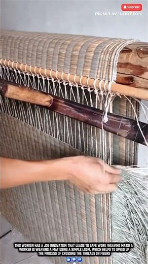 Worker Job Innovation: Safe Work Weaving Mats! #work