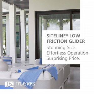 #JELDWEN’s award-winning Siteline Low-Friction Glider is the first product of its kind to deliver the benefits of a wall system – expansive panel sizes, world-class operation and excellent structural performance. View here: https://www.jeld-wen.com/en-us/featured/new-siteline-patio-doors | JELD-WEN Windows & Doors