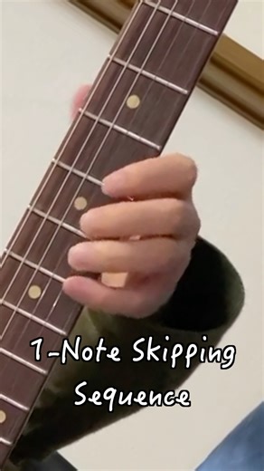 72K views · 1K reactions | 1-Note Skipping Sequence Solo Exercise | Unlock 300+ Blues Licks with Tabs & Theory on BGL! #blueslicks #bluesguitar #guitarlessons -  Want to go from zero to Blues improvisation — step by step? BGL’s Beginner Course is built to get you there. No experience needed. Includes lessons with tabs, theory & jam practice.  Try it Risk-Free!  Link in bio! | Blues Guitar Lab By Satoshi Nakamoto | Facebook