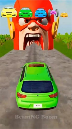 Big & Small Cars vs Flash - BeamNG.Drive!