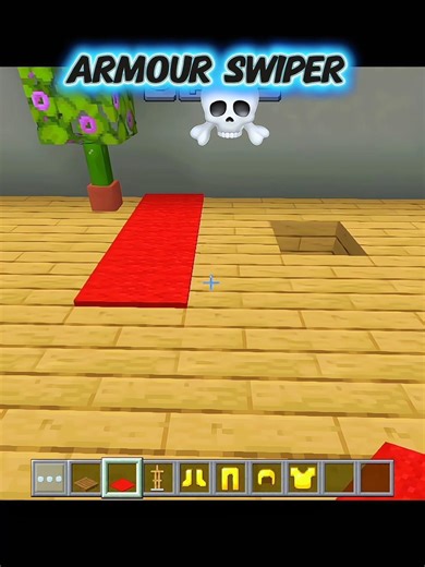 Minecraft Armour Swiper 💀 #minecraft #trending #shorts