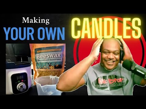 I made beeswax candles the WRONG WAY