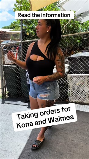 Pick up date is Saturday 1/17 10am to 1pm At Church Row 65 Mamalahoa Hwy Waimea - Kamuela At Old A Kona airport 1/17 4-6pm By placing your order you agree to the pick up date, time and location. Screenshot this info for your records. A $20 non-refundable deposit required to hold order. This will be counted toward your total. You can pay the balance in cash. Message with the following information: 1. KONA 2. Real Name 3. Phone number 4. Quantities and items Menu A. Lomi O’io* $30 - 1 lb B. Lomi O