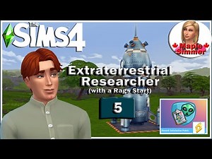 Final Alien! Pt 5: Extraterrestrial Researcher with a Rags Start! (Sims 4 Scenarios)