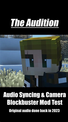 The Audition - Minecraft Blockbuster Audio Syncing and Camera Test (MCTV) #minecraft #roleplay #fyp