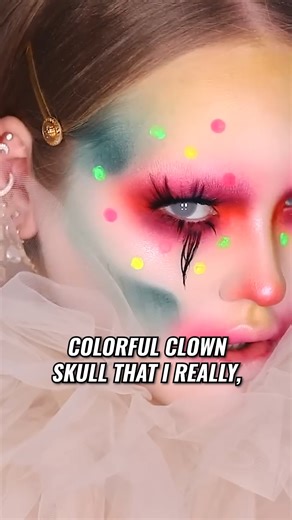 96K views · 2.2K reactions | I Tried Colorful Clown Skull Makeup | NikkieTutorials | Facebook