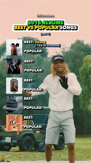 Best Songs on MASSIVE 2016 Albums?