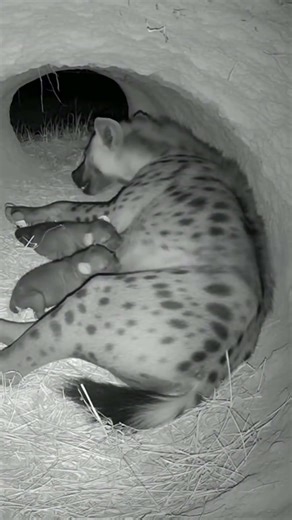 🟢😱 Night Vision SHOCK: Camera Captures LIONESS Ambush in Hyena Den — Shocking Real Footage!